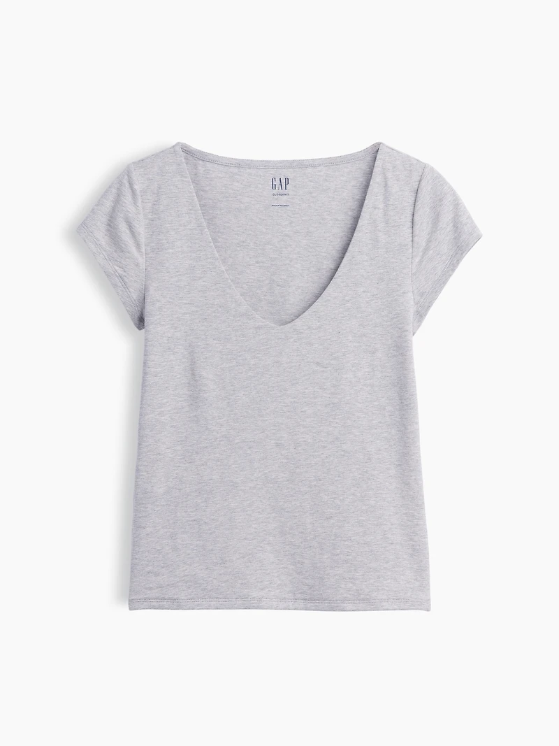 CloseKnit Jersey V-Neck T-Shirt