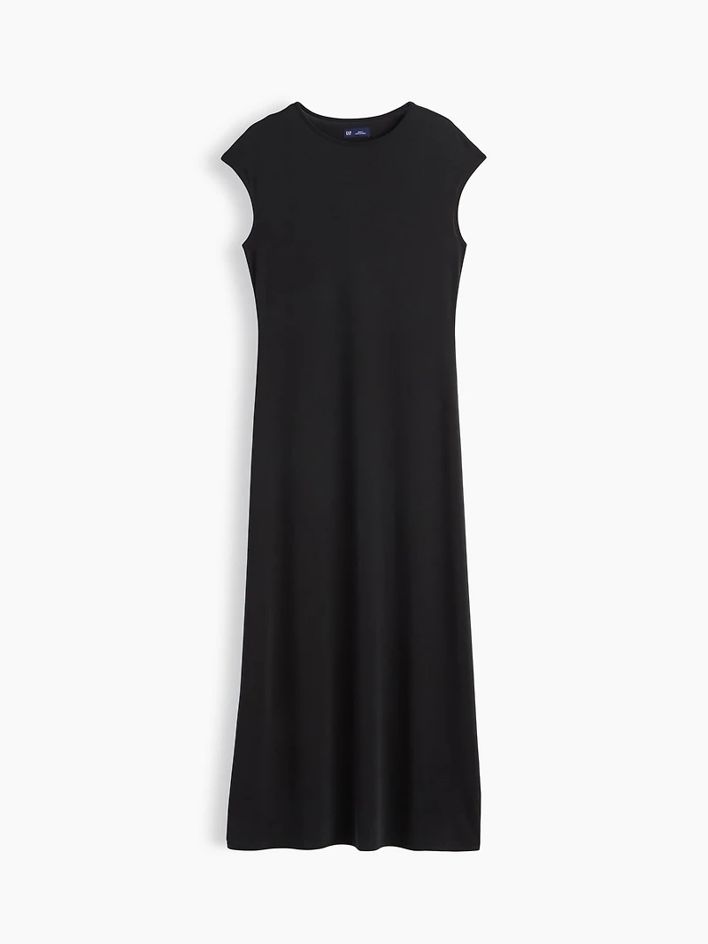 Cap-Sleeve Maxi Dress
