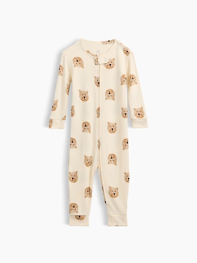 Une-pièce en coton biologique à motif pour Bébé et Tout-petit