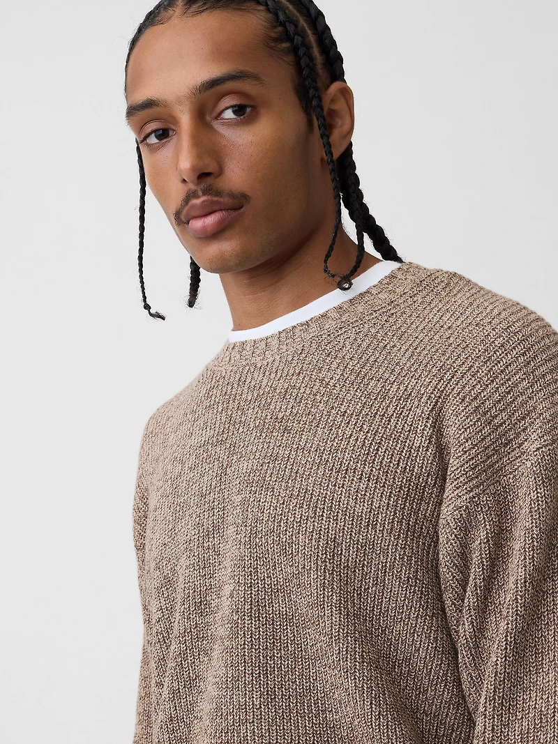 Relaxed Shaker Sweater