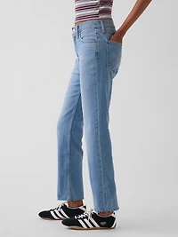 High Rise ’90s Slim Straight Crop Jeans