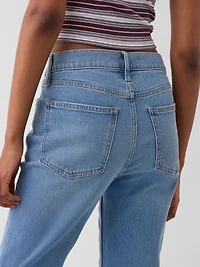 High Rise ’90s Slim Straight Crop Jeans