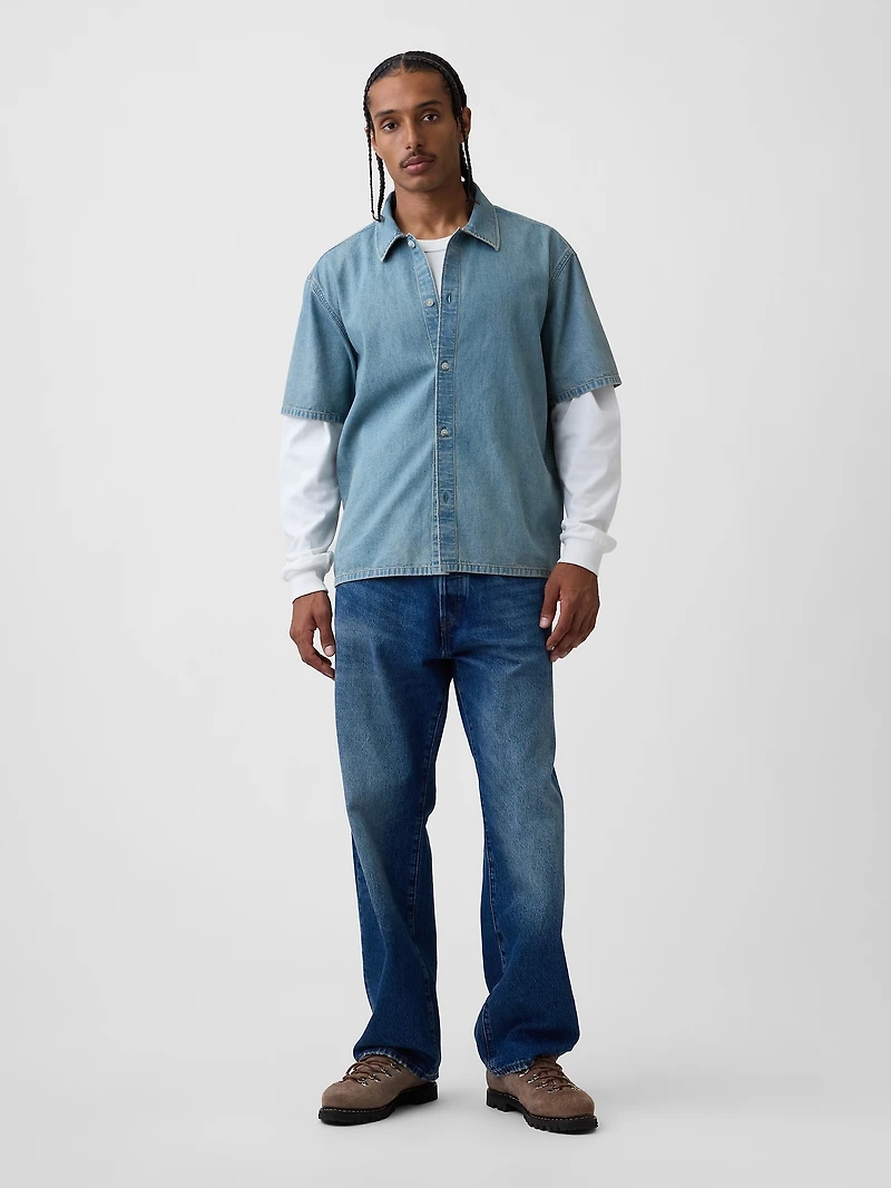 Denim Relaxed Shirt
