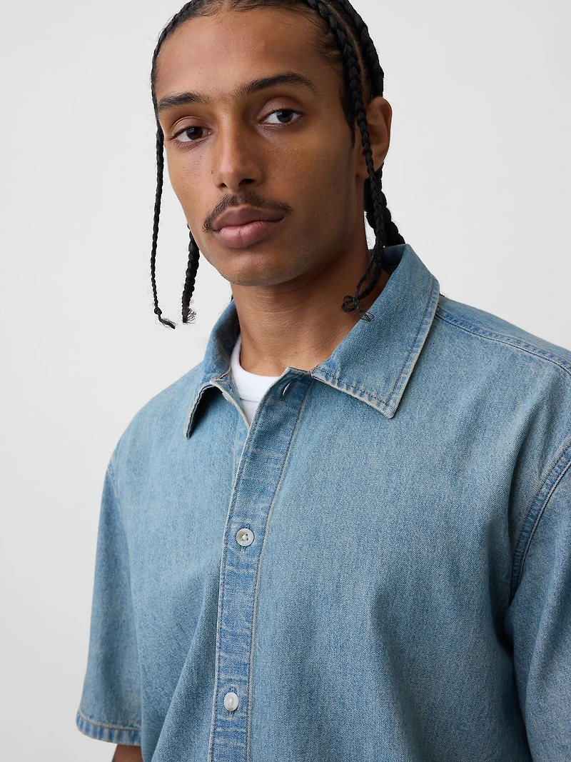 Denim Relaxed Shirt
