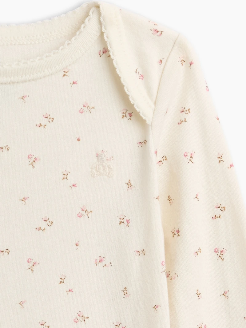 Cache-couche Premiers essentiels en coton biologique à motif pour Béb