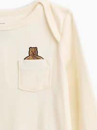 Cache-couche à poche en coton biologique pour Bébé