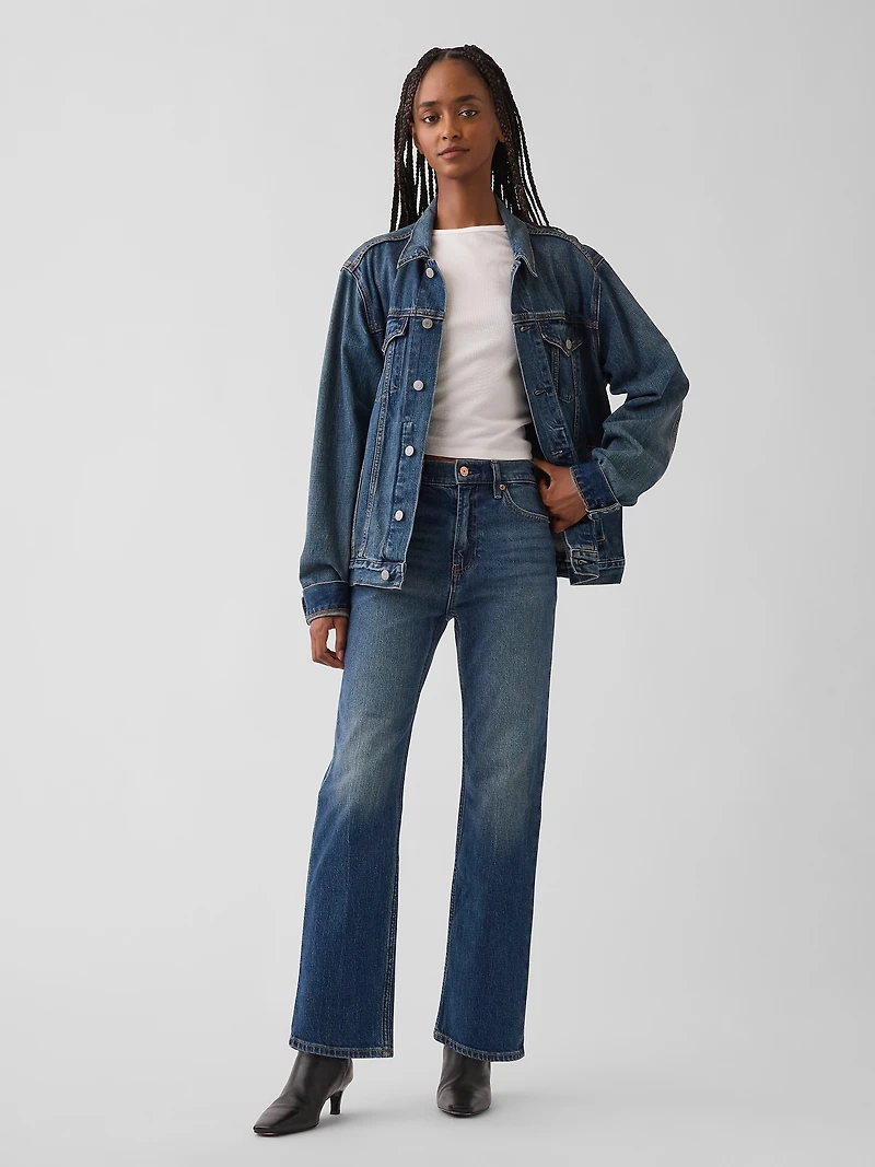 High Rise '90s Slim Straight Crop Jeans