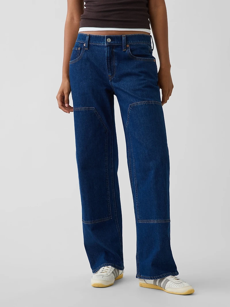 Low Rise Double-Knee '90s Loose Jeans