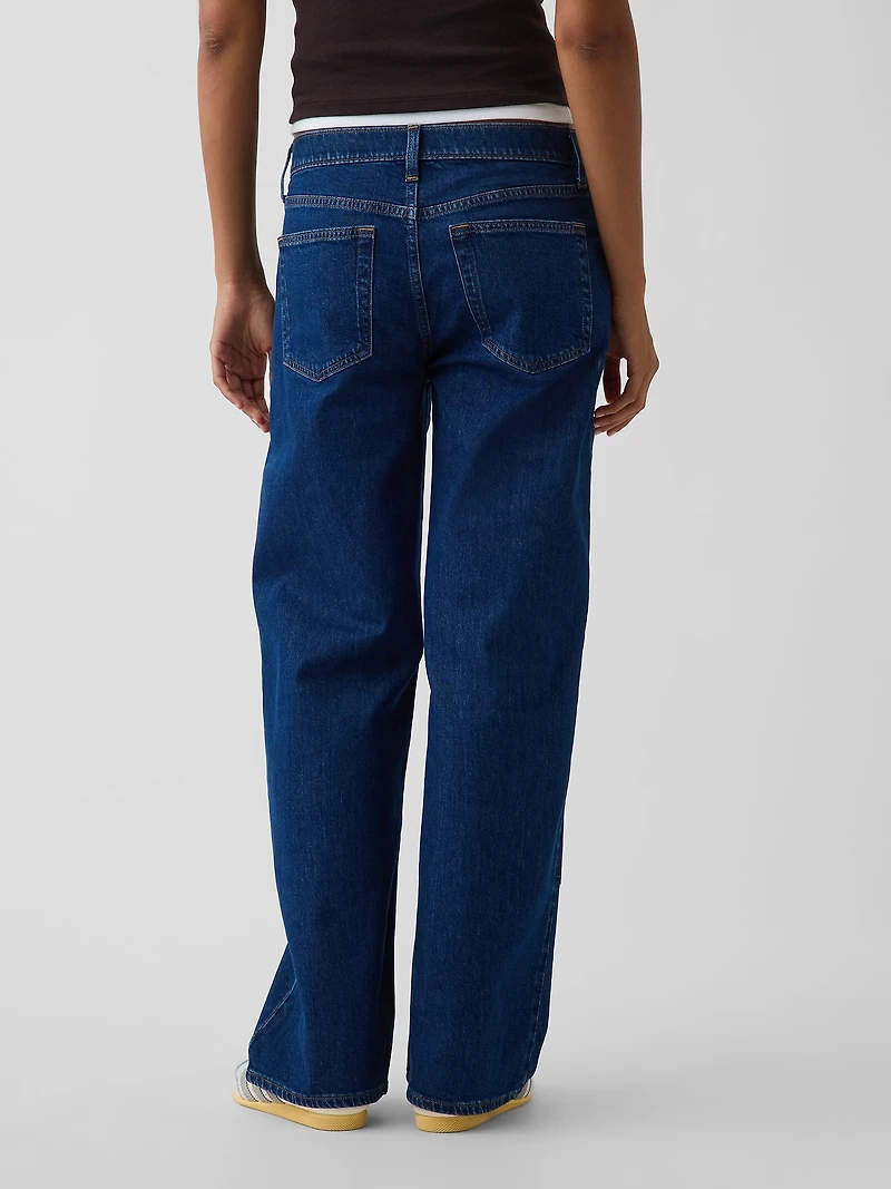 Low Rise Double-Knee '90s Loose Jeans