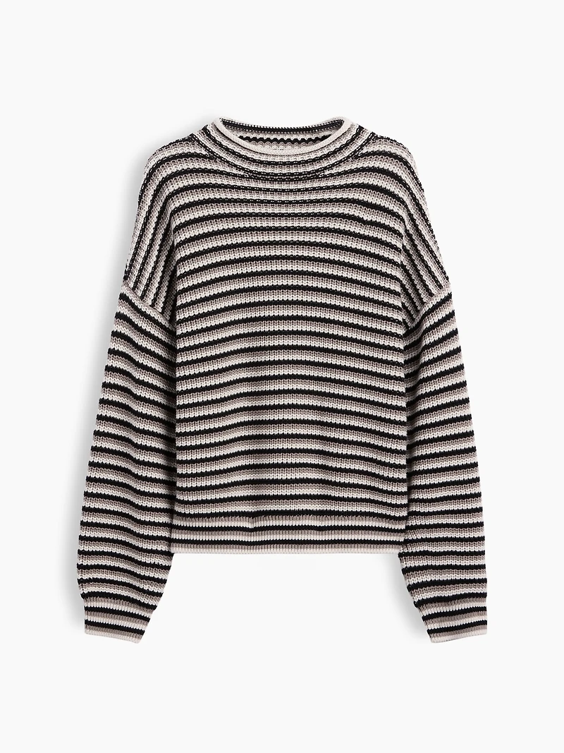 100% Cotton Oversized Rollneck Sweater