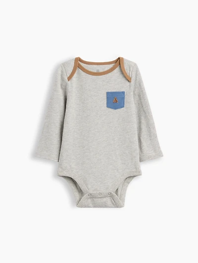 Cache-couche en coton biologique à poche Premiers essentiels pour Bébé