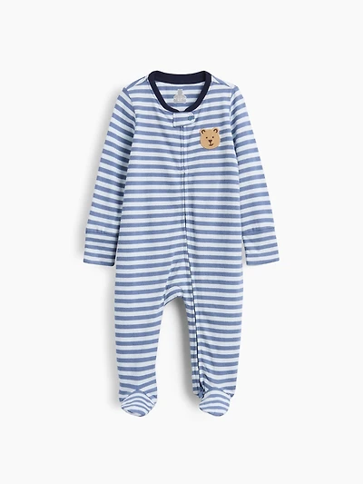 Une-pièce en coton biologique Premiers essentiels pour Béb