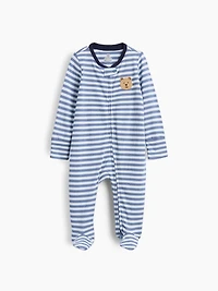 Une-pièce en coton biologique Premiers essentiels pour Béb