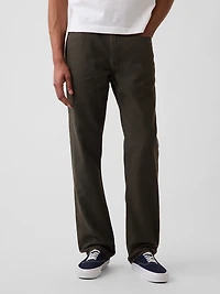 Canvas Relaxed Straight Jeans