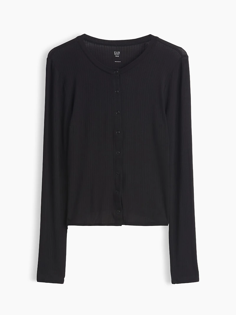 SoftMade Modal Rib PJ Cardigan