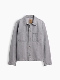 Denim Relaxed Utility Shirt Jacket