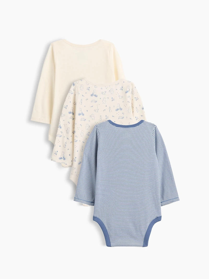 Cache-couche ourson Brannan Premiers essentiels en coton biologique pour Béb