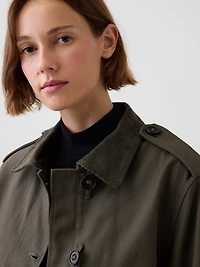 Canvas Crop Utility Jacket