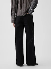 High Rise Stride Wide-Leg Jeans