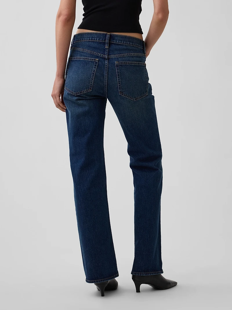Mid Rise Relaxed Flare Jeans
