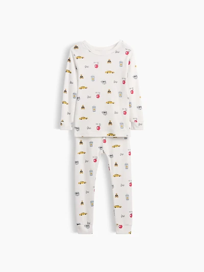 Pyjama en coton biologique brossé NYC pour Bébé et Tout-petit