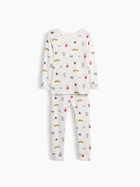 Pyjama en coton biologique brossé NYC pour Bébé et Tout-petit