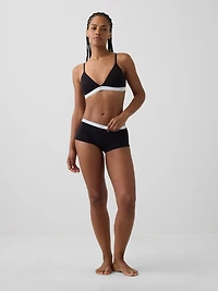 SoftMade Organic Stretch Cotton Logo Shorty