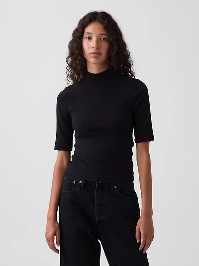 Modern Mockneck T-Shirt