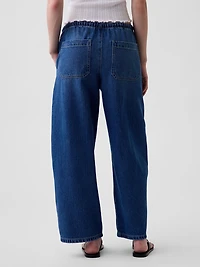 High Rise UltraSoft Easy Barrel Jeans