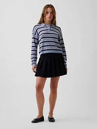 Pleated Mini Skort