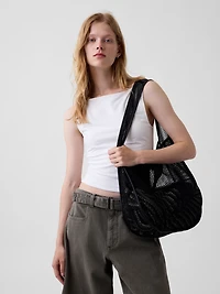 Mesh Hobo Bag