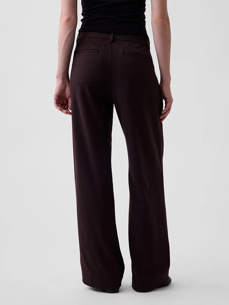 365 Low Rise Brushed Twill Pleated Trousers