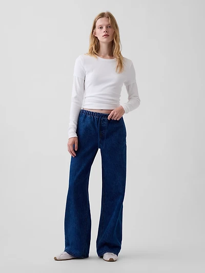 Low Rise '90s Loose Easy Jeans
