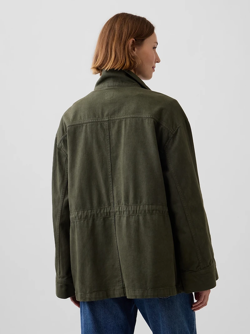 Oversized Utility Swing Jacket