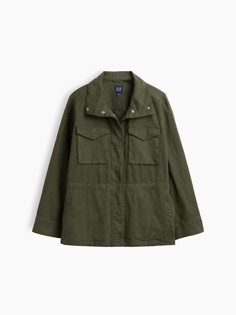 Oversized Utility Swing Jacket