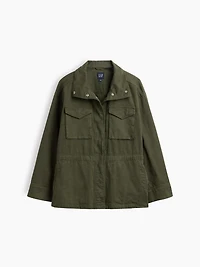 Oversized Utility Swing Jacket