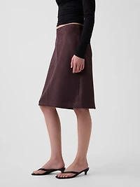Vegan Suede Pencil Skirt