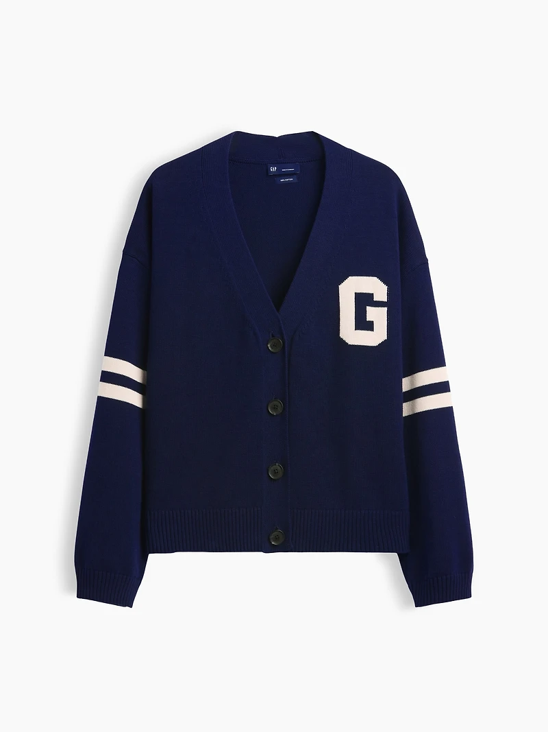 100% Cotton Oversized Cardigan Sweater