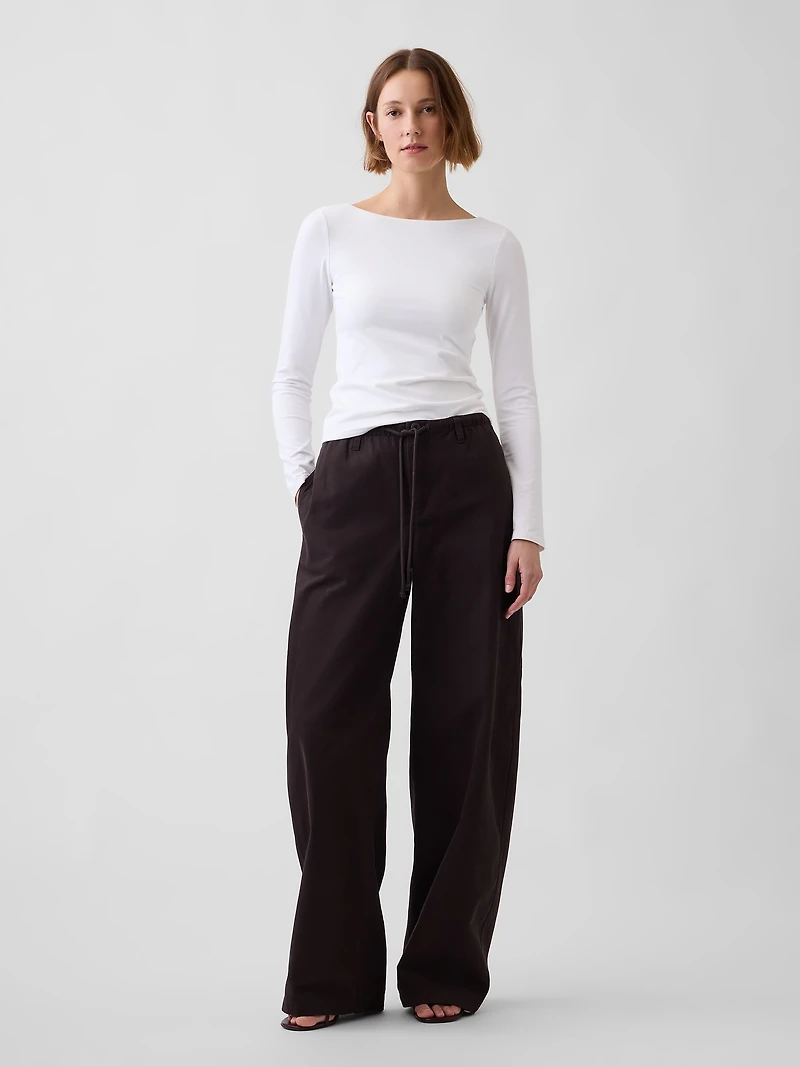 CloseKnit Jersey Scoop-Back T-Shirt