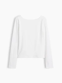 CloseKnit Jersey Scoop-Back T-Shirt