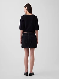 Denim Mini Skirt