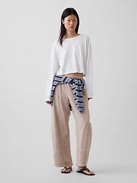 Easy Double-Knee Barrel Pants