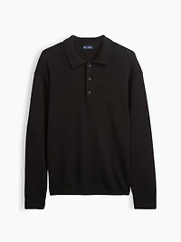 Relaxed Polo Shirt Sweater