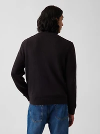 Relaxed Quarter-Zip Sweater
