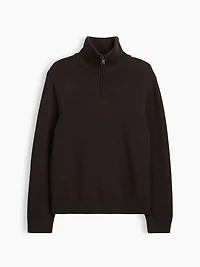 Relaxed Quarter-Zip Sweater
