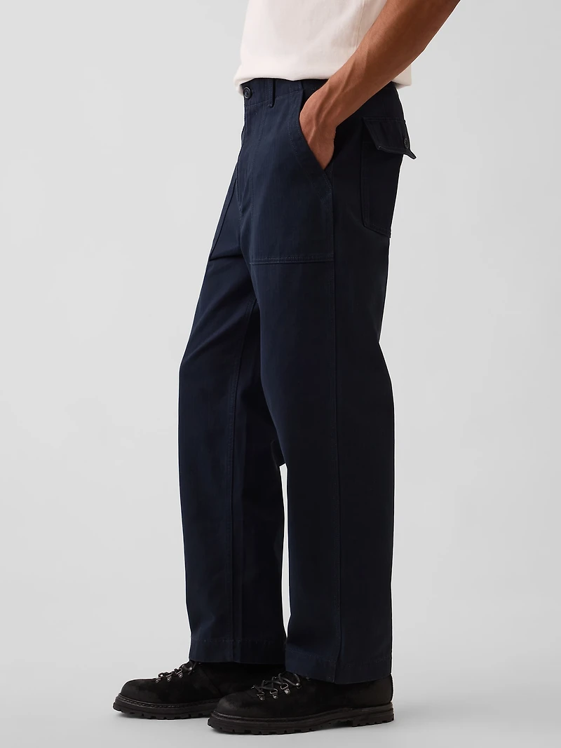 Herringbone '90s Loose Pants