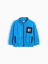 Veste en sherpa à glissière Sesame Street pour Bébé et Tout-petit