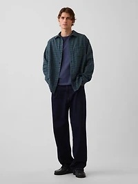 Relaxed Flannel Shirt
