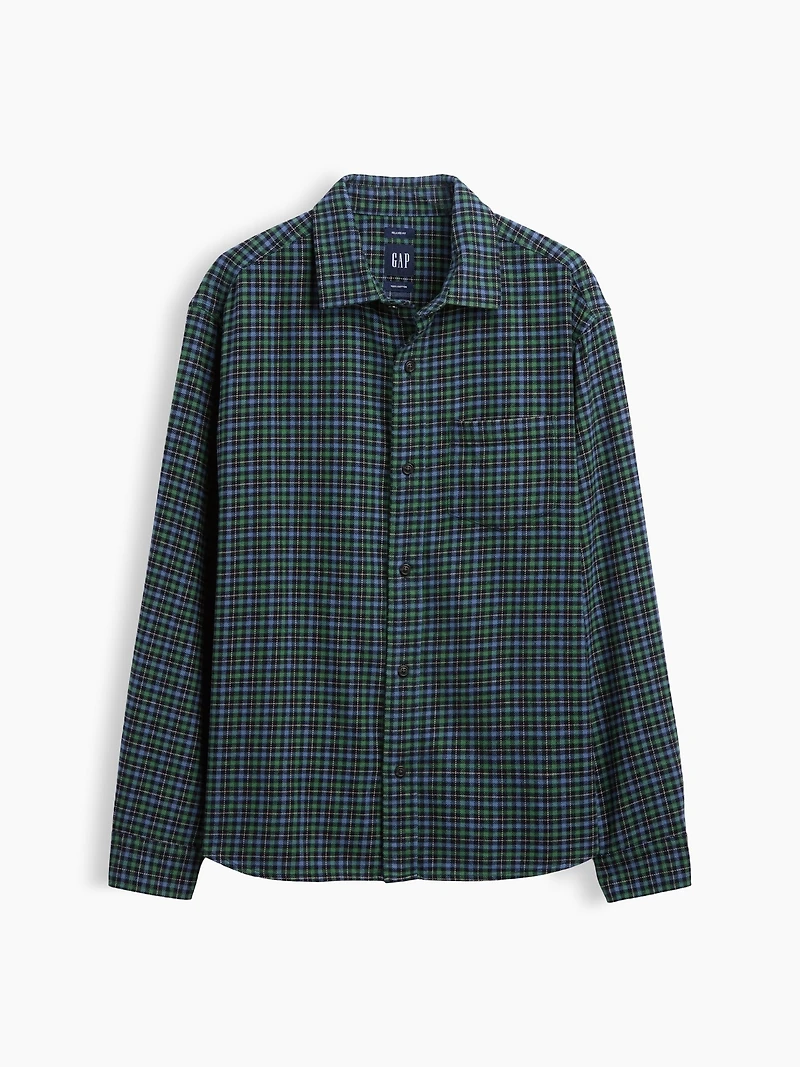 Relaxed Flannel Shirt