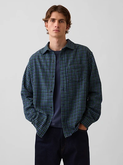 Relaxed Flannel Shirt